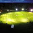 Kenilworth's floodlit ground from the air
