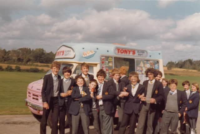 Park Hall school playground about 1980.