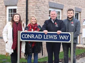 Conrad Lewis' family – Siobhan Lewis (sister); Sandi Lewis (mother); Tony Lewis (father) and Jordan Lewis (brother). A road in the Myton Green development, near Warwick, has been named in memory of Conrad.