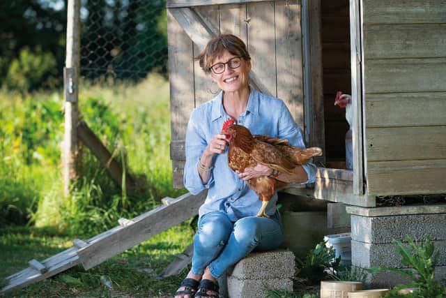 Jane Howorth MBE, the founder of the British Hen Welfare Trust (BHWT) charity.