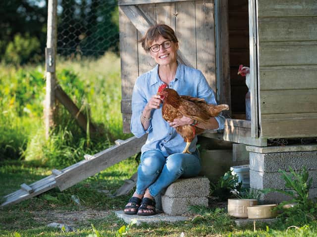 Jane Howorth MBE, the founder of the British Hen Welfare Trust (BHWT) charity.