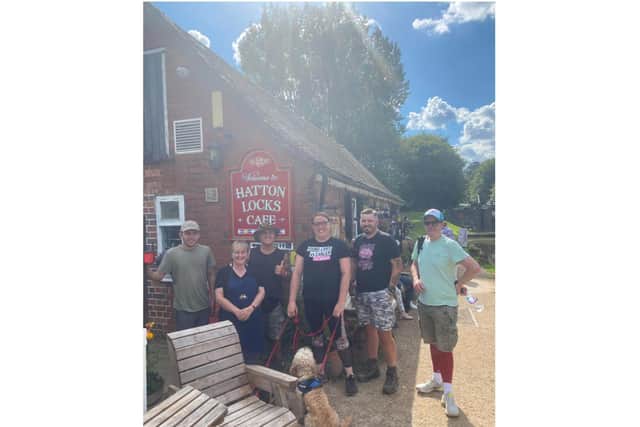 Some of the team at the Hatton Locks Cafe. Photo supplied