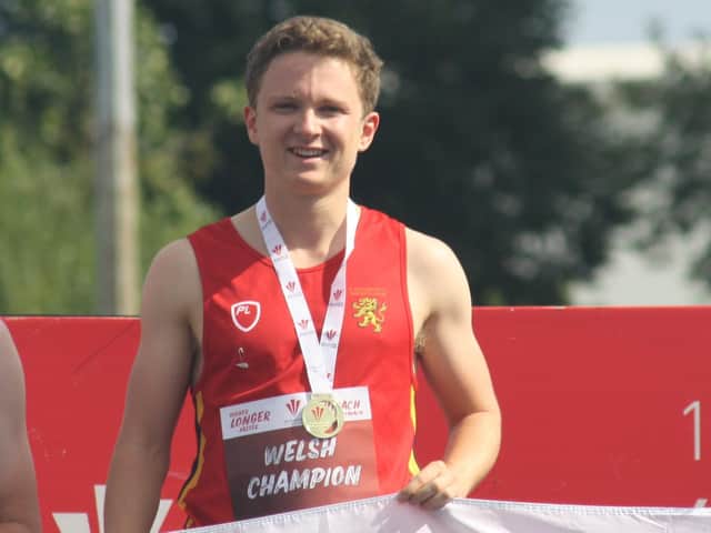 Welsh 400m hurdles champion Lloyd Ellis