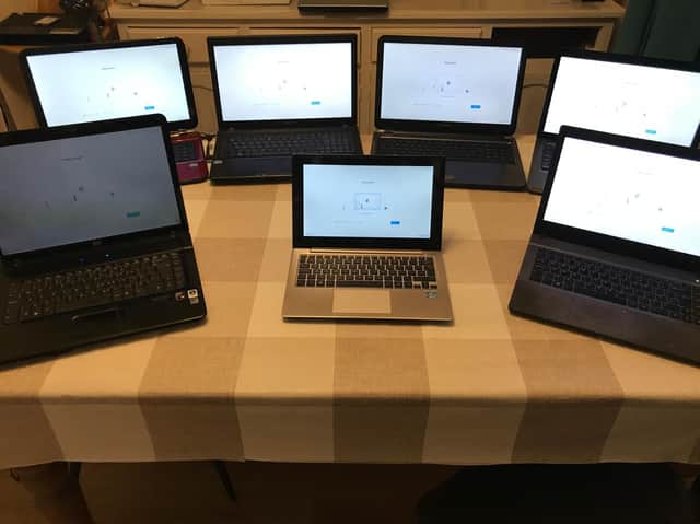 Phil is hoping residents will donate their old technology. Photo supplied