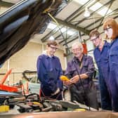 Motor vehicle students at WCG. Photo supplied