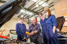 Motor vehicle students at WCG. Photo supplied