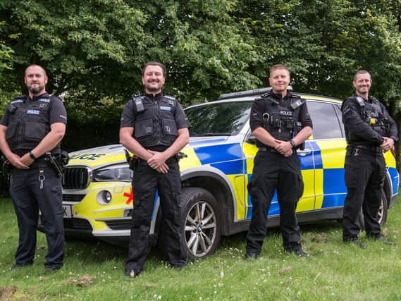 PC John Thirlaway, Sgt Steve Willis, PC James Waterson and PC Neil Wheeler