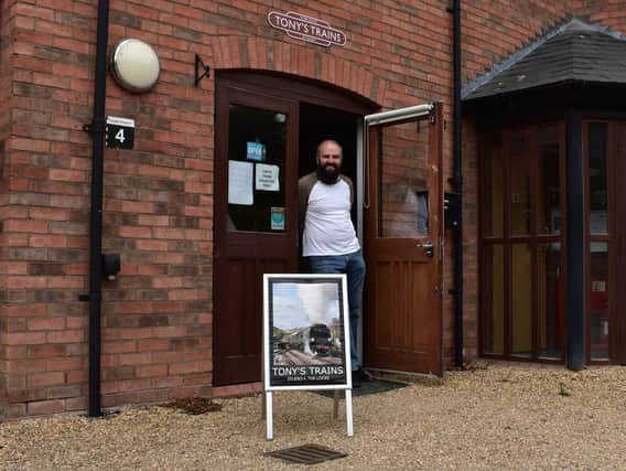 Owner Tony outside the shop.