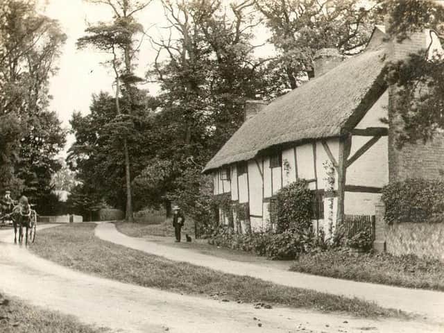 A rural scene in the Rugby area of long ago.