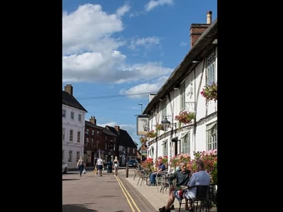 Lutterworth town centre.