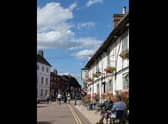 Lutterworth town centre.