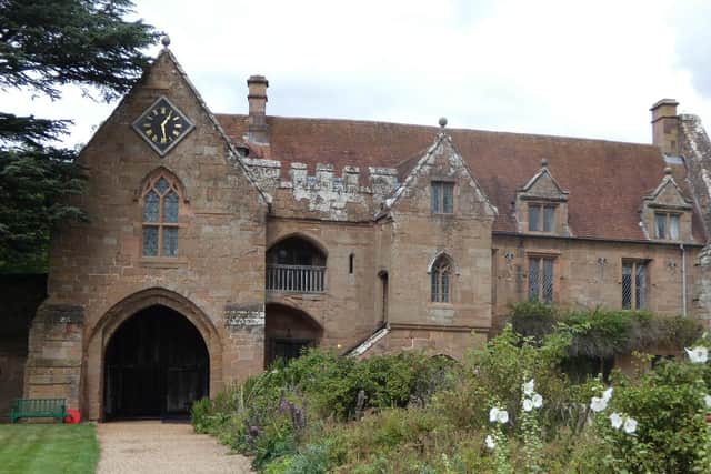 The mid-14 th century gatehouse at Stoneleigh Abbey