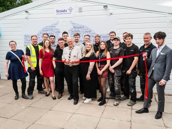 The newly refurbished scout hut was officially opened on September 10. Photo supplied