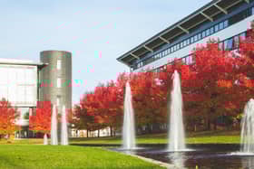 The University of Warwick's Main Campus in the autumn.