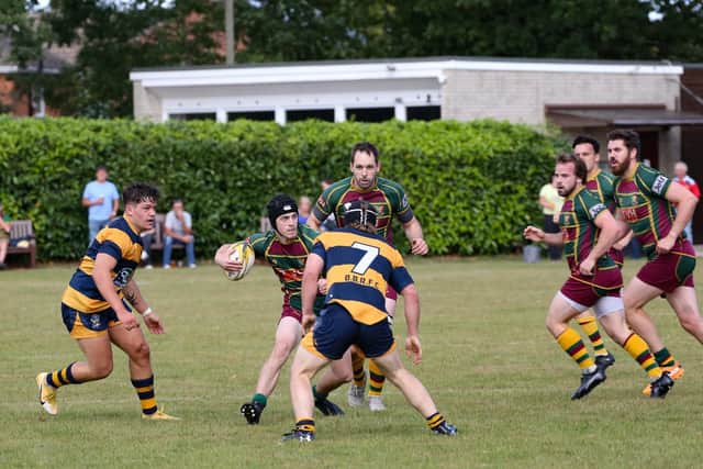 Action from OLs' Warwickshire Shield semi-final with Barkers Butts (PICTURES BY CHRIS READING)