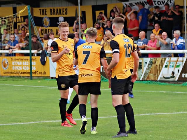 Kelsey Mooney celebrates after scoring against Boston (PIctures by Sally Ellis)