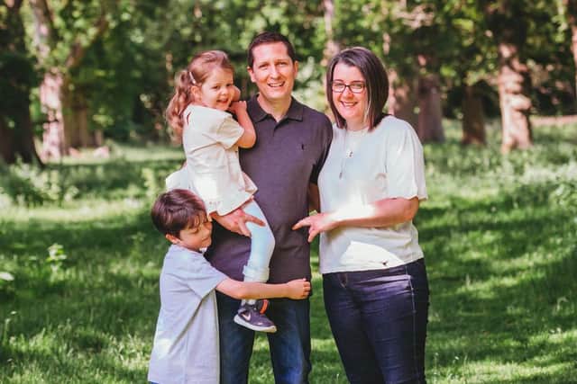 Audrey Martin and her family.