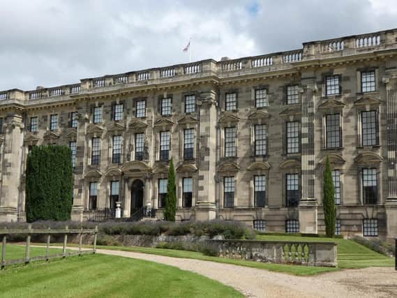 The west façade of Stoneleigh Abbey