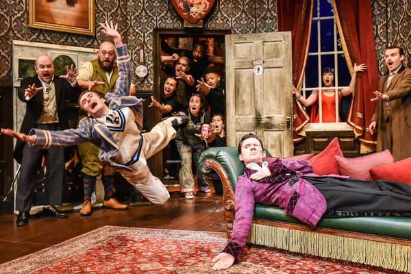 Crisply-executed chaos: The Play That Goes Wrong (photo: Robert Day)