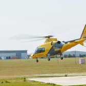 The Warwickshire and Northamptonshire Air Ambulance and a team from West Midlands Ambulance Service were called to an incident in Leamington over the weekend. Photo by Warwickshire and Northamptonshire Air Ambulance