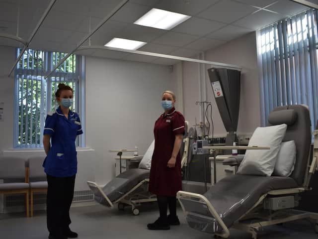 Nurses praised the new facilities.