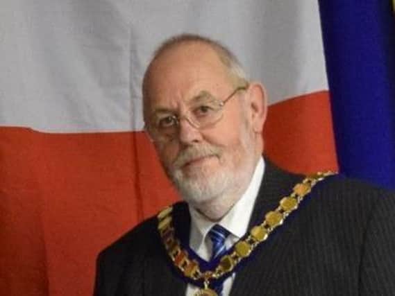 Cllr Tony Heath at the Whitash Mayor Making in 2017.