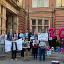 Members of two human rights organisations have held a vigil in Leamington as part of the ongoing campaign to free British detainee Nazanin Zaghari-Ratcliffe from prison in Iran.  Warwick District United Nations Association and Mid-Warwickshire Amnesty Group held the vigil outside Leamington town hall last week on what was the 2,000th day of Nazanin's imprisonment.