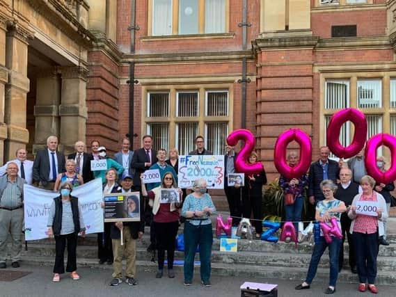 Members of two human rights organisations have held a vigil in Leamington as part of the ongoing campaign to free British detainee Nazanin Zaghari-Ratcliffe from prison in Iran.  Warwick District United Nations Association and Mid-Warwickshire Amnesty Group held the vigil outside Leamington town hall last week on what was the 2,000th day of Nazanin's imprisonment.