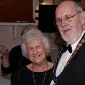Tony Heath (right) and his wife Jenny.