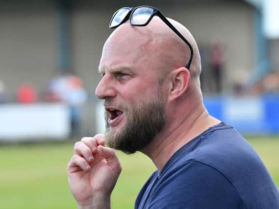 Rugby Town manager Carl Adams