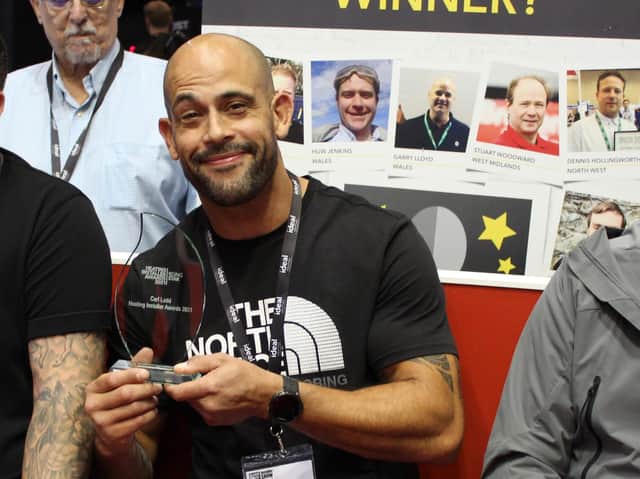 Carl Ladd received the Rising Star award as part of the sixth annual Heating Installer Awards recently.