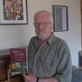 Leamington author Matthew Wright with his new book Jazz and Cricket
An Unlikely Combination.