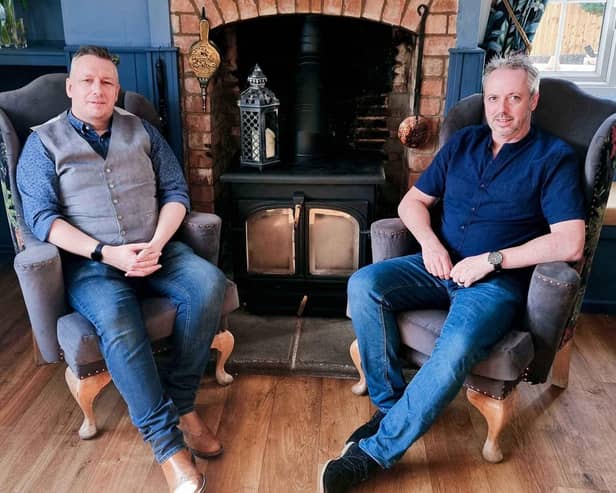 Tim Sidwell and Mark Williams took over the Cottage Tavern in Ashorne near Warwick in May 2021 spending several weeks decorating, adding new furnishings, transforming the cellar, and re-designing the garden before opening to the public on June 19.