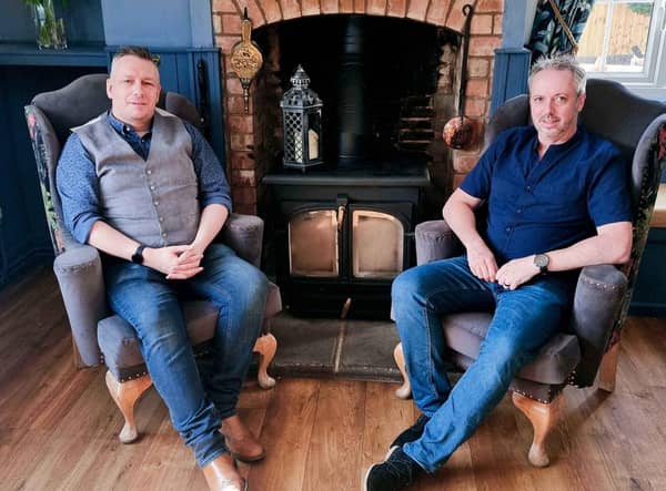 Tim Sidwell and Mark Williams took over the Cottage Tavern in Ashorne near Warwick in May 2021 spending several weeks decorating, adding new furnishings, transforming the cellar, and re-designing the garden before opening to the public on June 19.