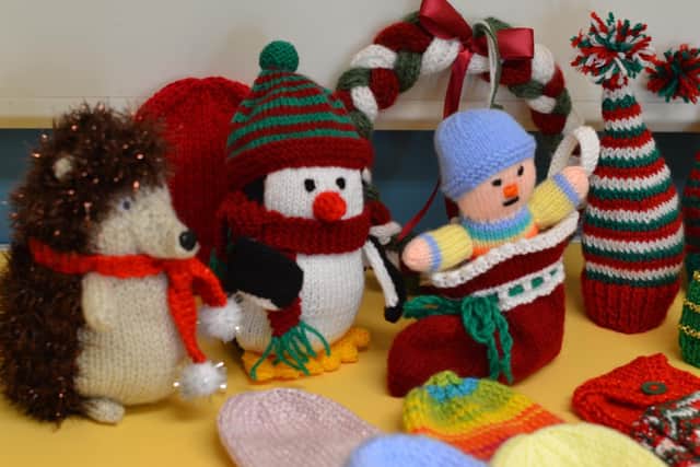The Gap’s Thursday Knit ‘n’ Natter group are knitting festive gifts for a Christmas fair in December. Photo supplied