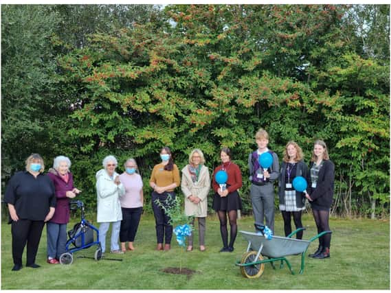 The Berkley Care Group has made a start at the Leycester House Care and Nursing Home in Warwick by starting the tree planting for the Jubilee. Photo supplied