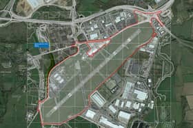 An outline of the boundaries affected by the plan.
