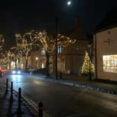 Christmas lights in High Street
