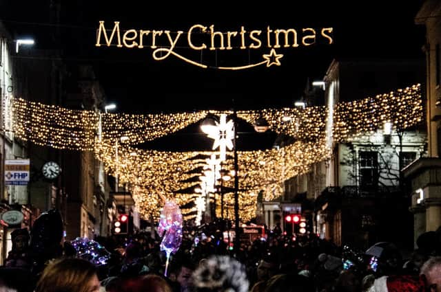 Festive celebrations in Leamington.