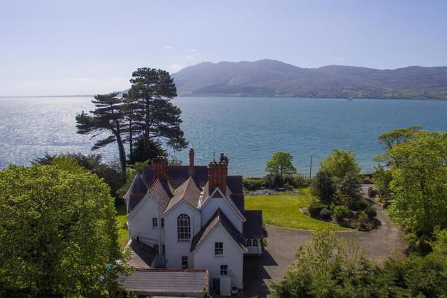 The property boasts breath-taking views of Carlingford Lough.