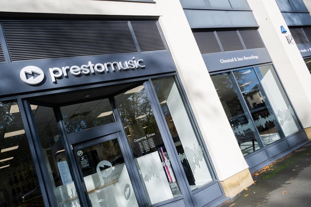 Popular music shop Presto Music has now moved from its former site in Park Street, to Regent Grove.