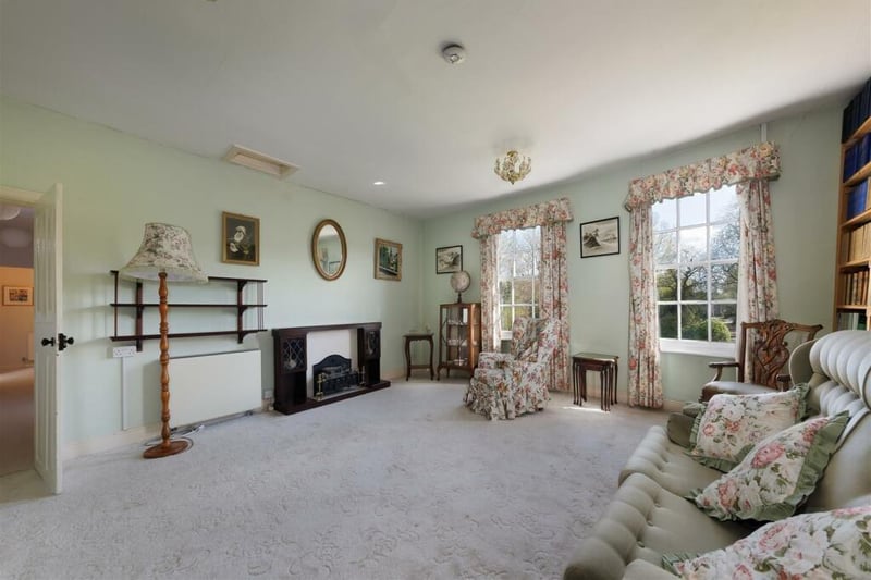 One of the many reception rooms. Photo by Godfrey Payton