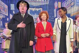 Young stars perform in Annie. Picture: RARE Productions.