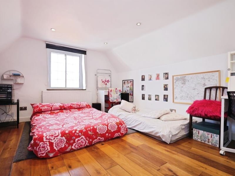 One of the bedrooms.