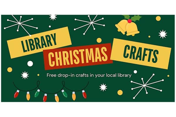 Warwickshire County Council’s libraries will be open this festive season, offering free children’s craft activities, a virtual reading group for adults, and Twixmas opening hours to help residents make the most of the warm communal spaces. Photo supplied by Warwickshire County Council