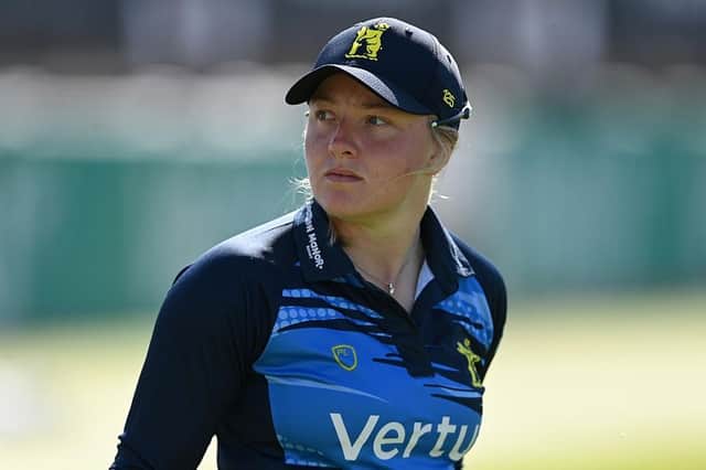Charis Pavely hit a career best 46 as The Blaze and Bears Women tied at Trent Bridge.