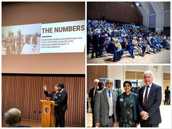 More than 300 gathered at Kings High School's hall in Warwick on February 4 for a screening of the acclaimed short film "The Sikh Soldier."  Photos supplied