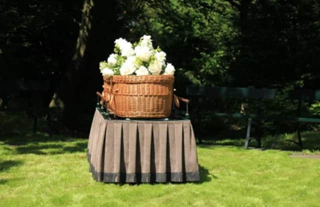 A willow casket. Photo: Studio Porto Sabbia