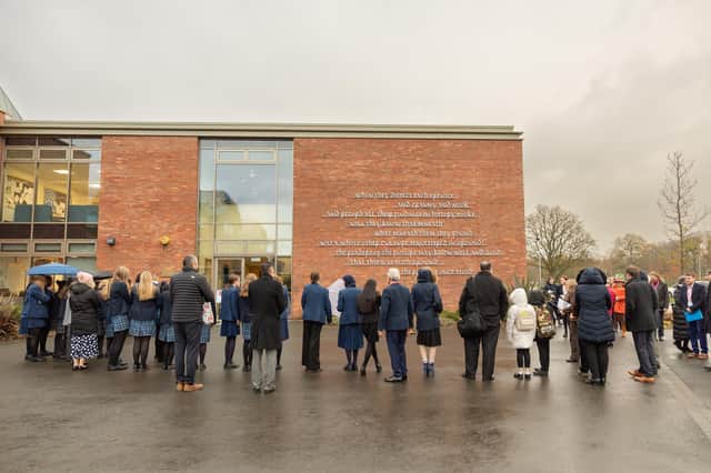 The Roman Memorial 'As the Romans' at King's High School. Photo by Victoria Jane Photography