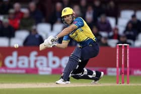 Sam Hain hit 45 from 28 balls as the Bears were beaten by Durham.